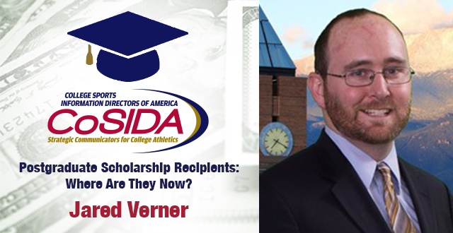 CoSIDA Postgraduate Scholarship Recipients – Where Are They Now? Jared Verner